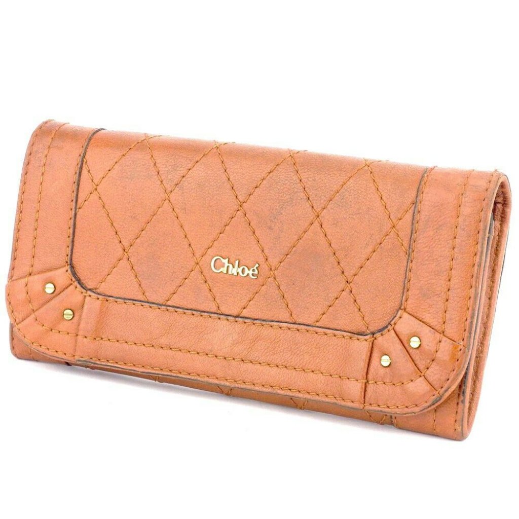 Chloe Wallet Paraty Leather Authentic Used